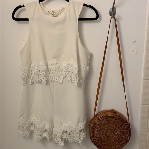 White Lace Romper - Picture 6 of 8